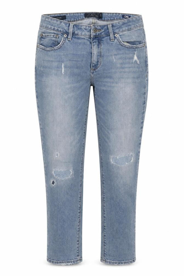 Lucky Brand Womens Blue  Cotton Capri Jeans Size 10 L26 in Regular