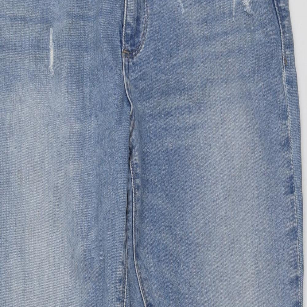 Lucky Brand Womens Blue  Cotton Capri Jeans Size 10 L26 in Regular