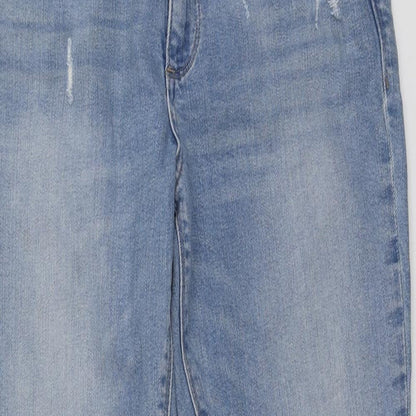 Lucky Brand Womens Blue  Cotton Capri Jeans Size 10 L26 in Regular