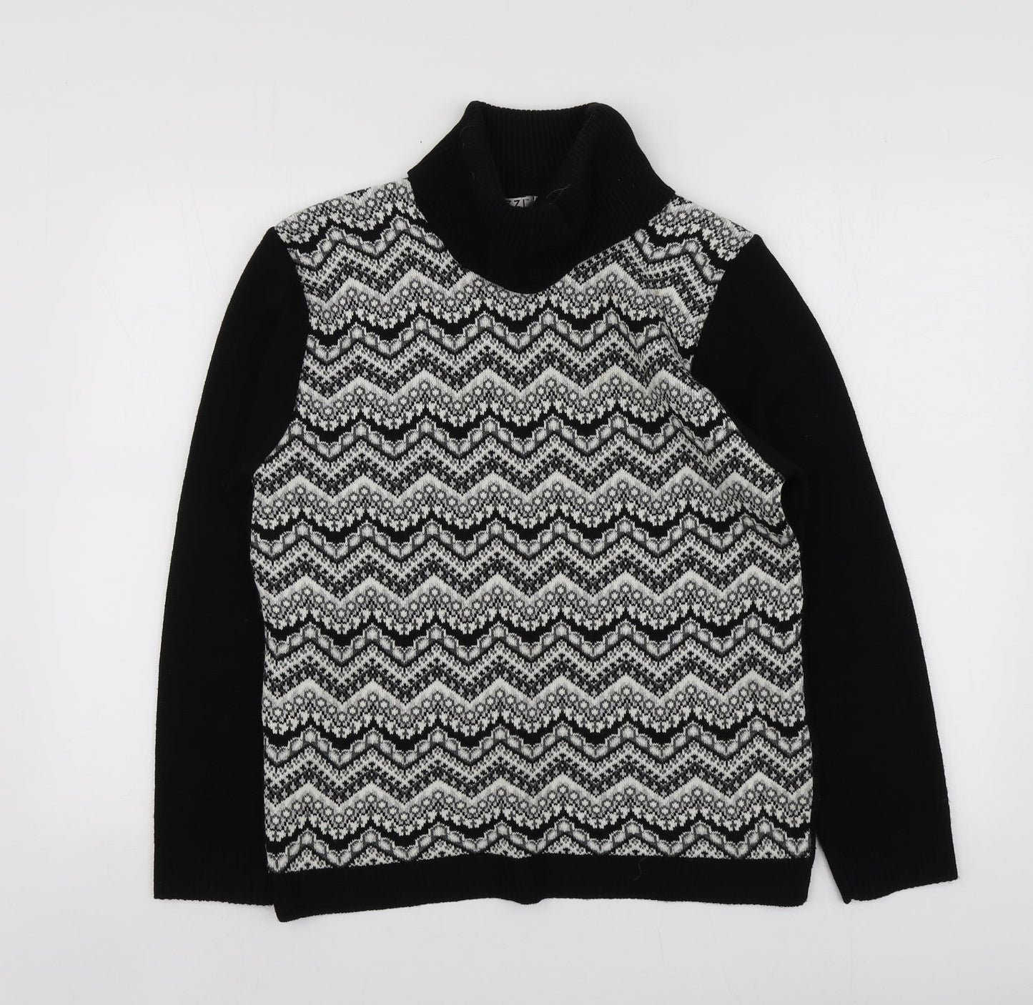 Womens UK Size M Lizzi Black Pullover Jumper