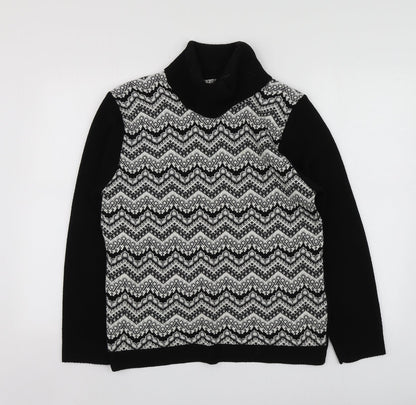 Womens UK Size M Lizzi Black Pullover Jumper