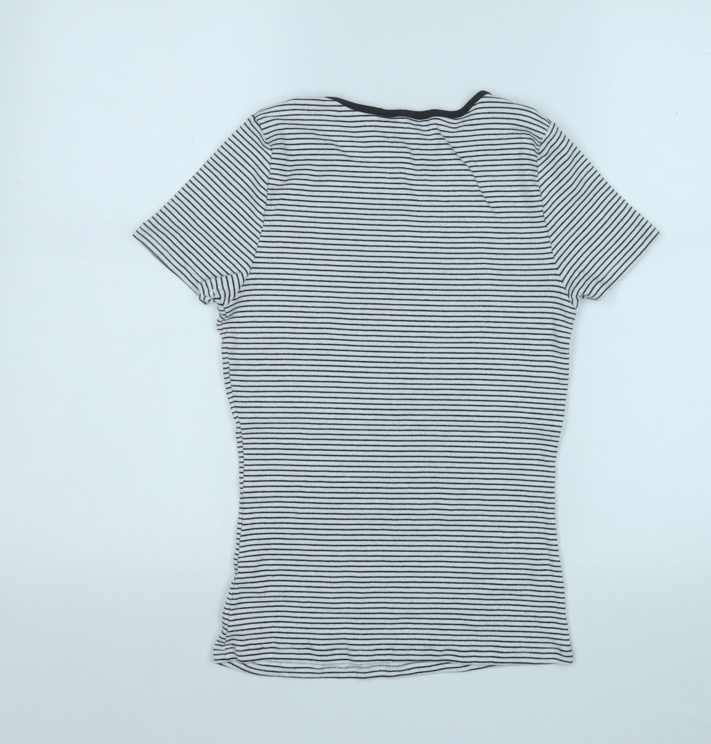 Womens UK Size 12 Marks and Spencer White Basic T-Shirt