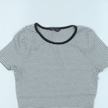 Womens UK Size 12 Marks and Spencer White Basic T-Shirt