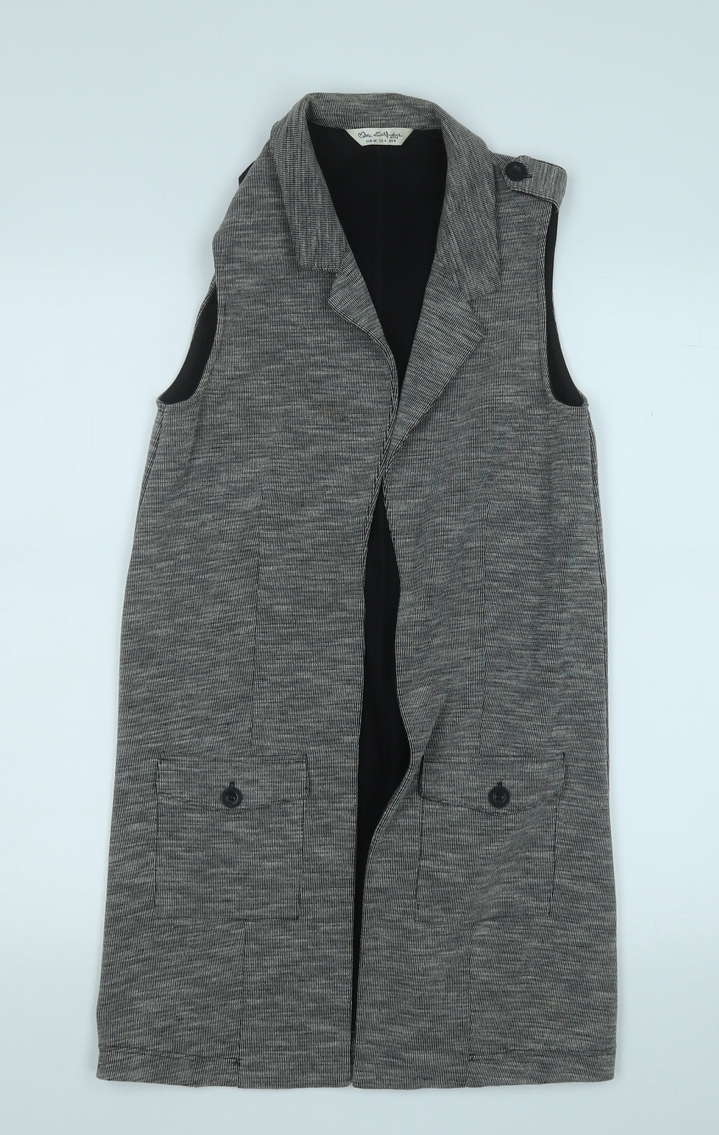 Womens UK Size 8 Miss Selfridge Grey Cardigan Jumper
