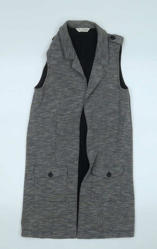 Womens UK Size 8 Miss Selfridge Grey Cardigan Jumper