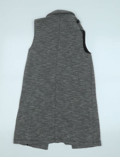 Womens UK Size 8 Miss Selfridge Grey Cardigan Jumper