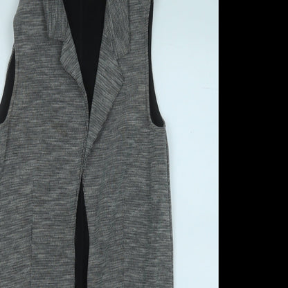 Womens UK Size 8 Miss Selfridge Grey Cardigan Jumper