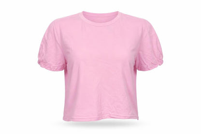 Womens UK Size 8 PRETTYLITTLETHING Pink Basic T-Shirt