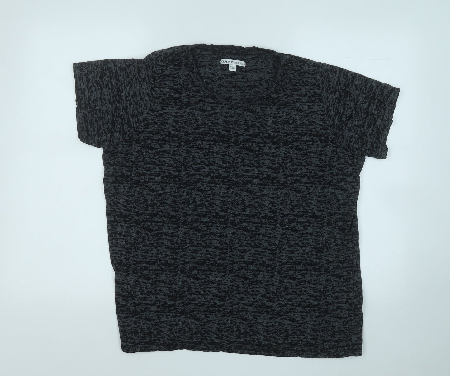Womens UK Size 18 Capsule Grey Basic T-Shirt