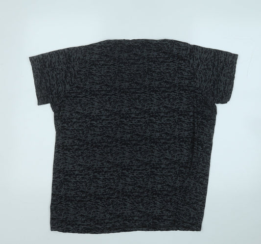 Capsule Womens Grey  Polyester Basic T-Shirt Size 18 Round Neck