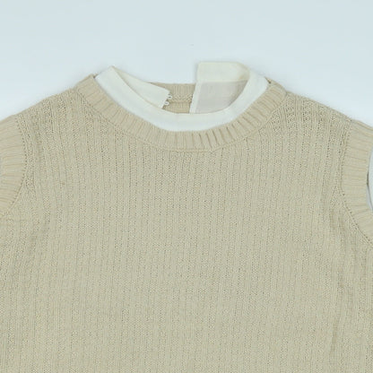 Womens UK Size L NEXT Beige Pullover Jumper