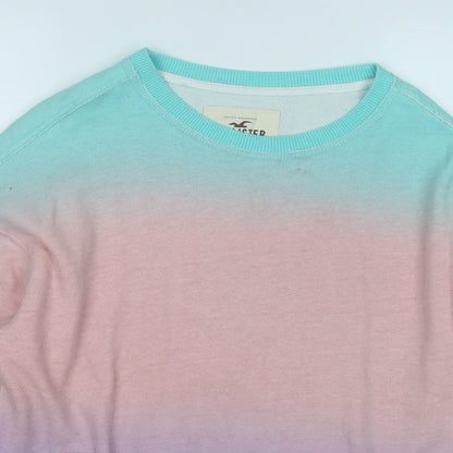 Hollister Womens Multicoloured  Cotton Pullover Sweatshirt Size XS