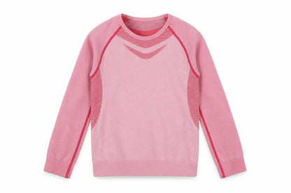 Crivit Girls Pink  Polyester Basic T-Shirt Size 6-7 Years Round Neck
