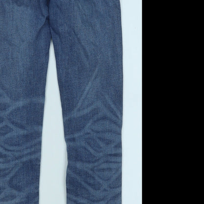 American Eagle Outfitters Mens Blue  Cotton Straight Jeans Size 29 in L32 in Regular