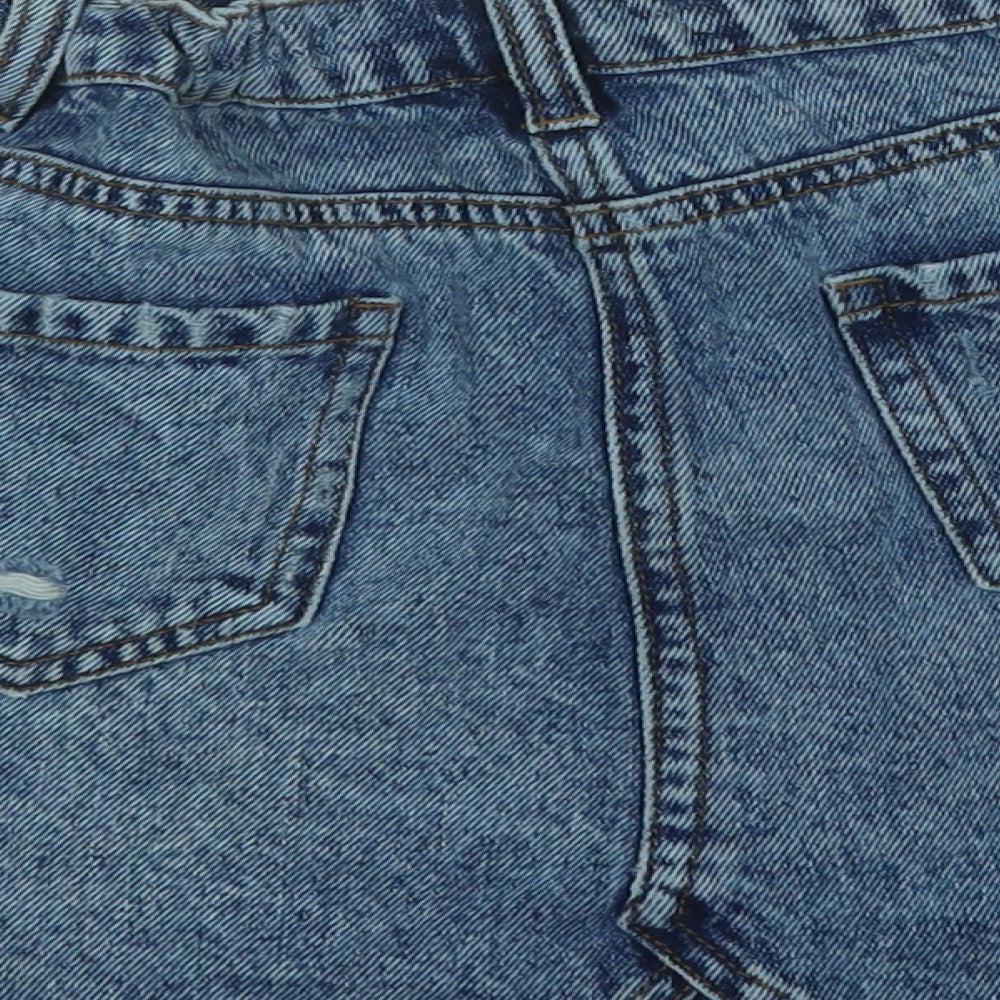 Very Girls Blue  Cotton A-Line Skirt Size 10 Years  Regular