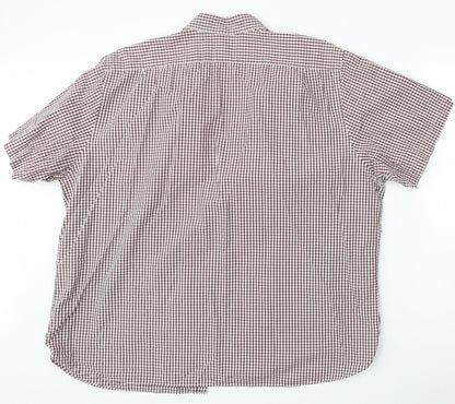 Mens UK Size 2XL Hammond & Co Multicoloured  Button-Up Short Sleeve Casual Shirt