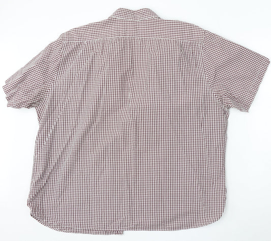 Mens UK Size 2XL Hammond & Co Multicoloured  Button-Up Short Sleeve Casual Shirt