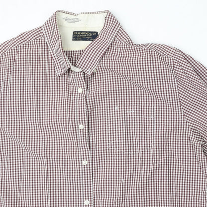 Mens UK Size 2XL Hammond & Co Multicoloured  Button-Up Short Sleeve Casual Shirt