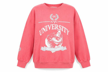 Primark Womens Pink  Polyester Pullover Sweatshirt Size XS