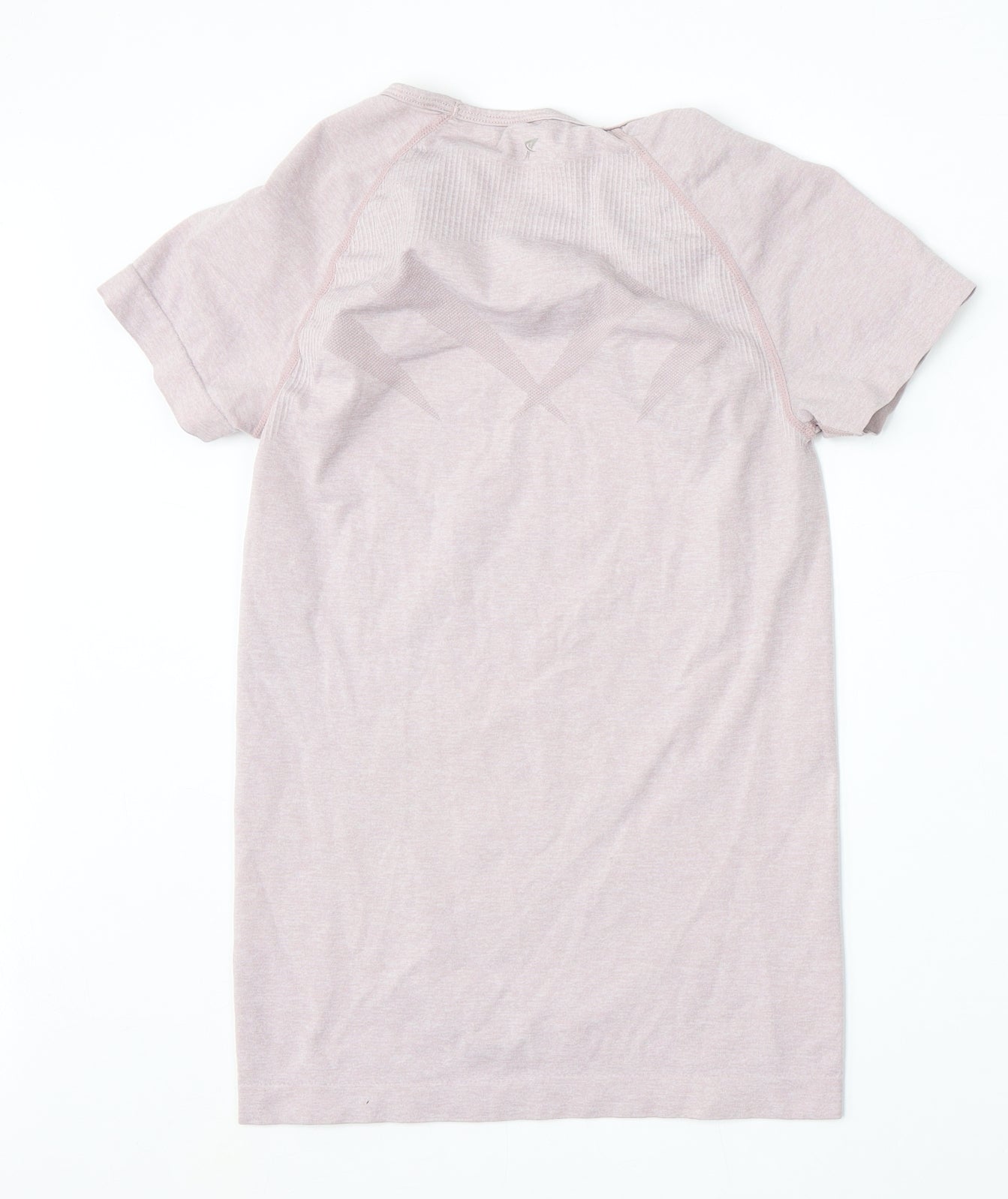 Womens UK Size 8 Workout Pink Basic T-Shirt