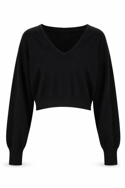 Womens UK Size S SheIn Black Pullover Jumper