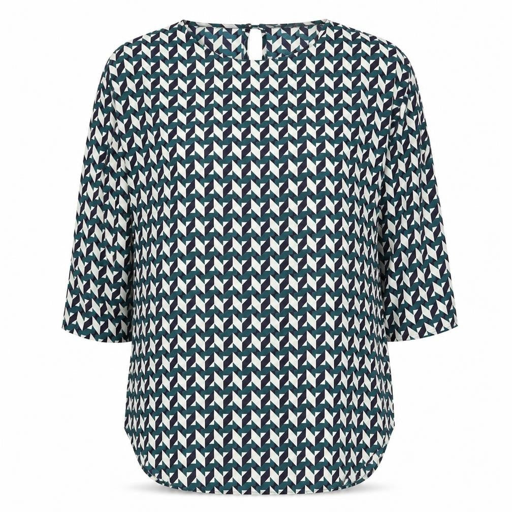 Womens UK Size 8 Primark Multicoloured Basic Blouse
