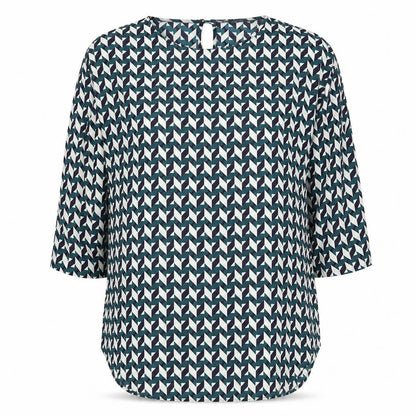 Womens UK Size 8 Primark Multicoloured Basic Blouse