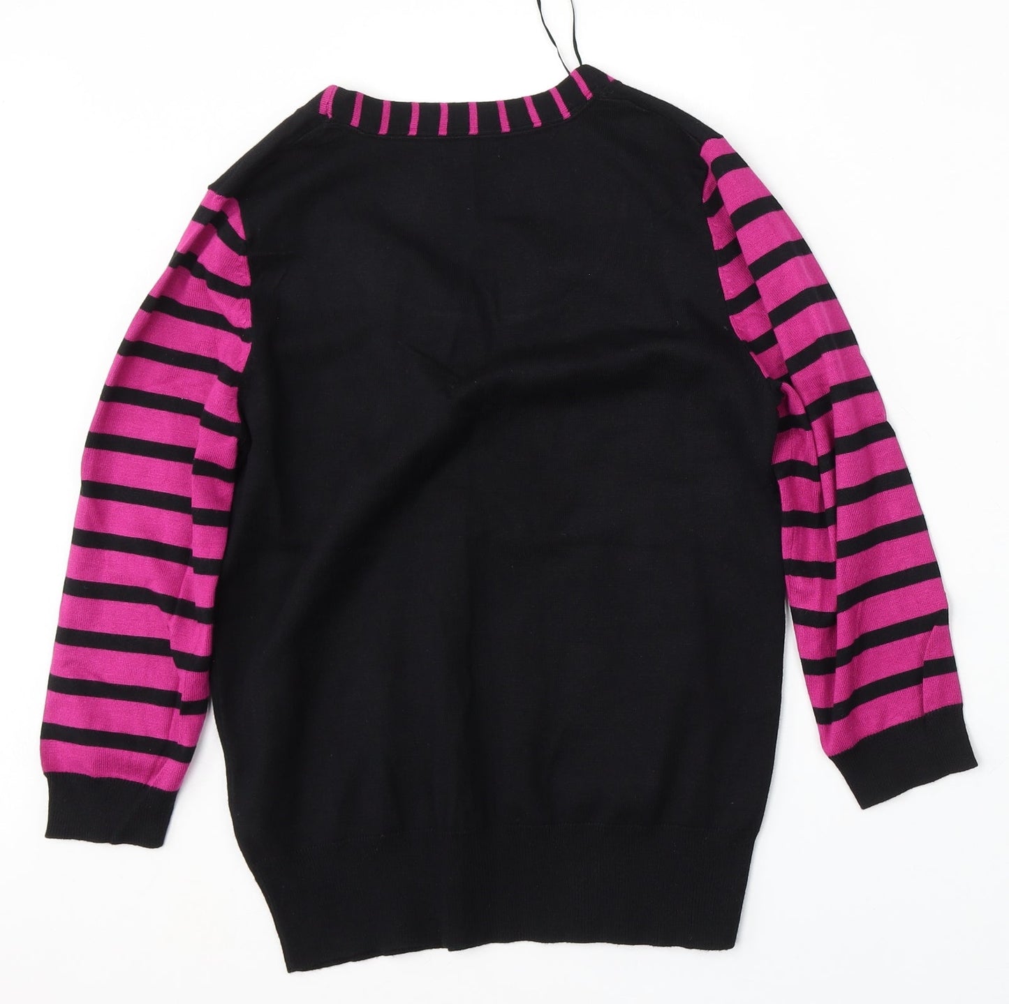 Womens UK Size 12 M&Co Black Pullover Jumper
