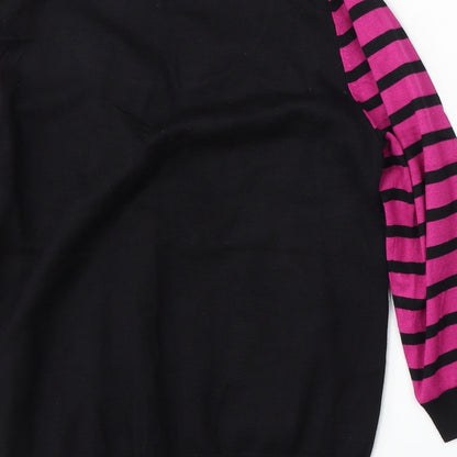 Womens UK Size 12 M&Co Black Pullover Jumper