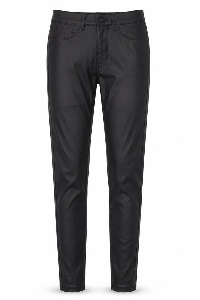 Womens UK Size 8 Denim & Co. Slim Fit  Black Trousers