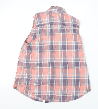 Womens UK Size 12 New Look Multicoloured Basic Button-Up