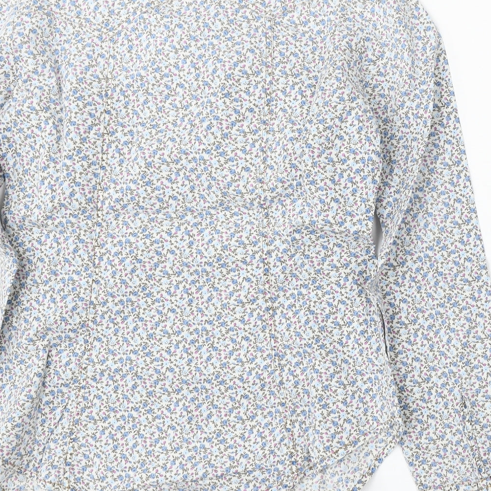 Womens UK Size S United Colors of Benetton Multicoloured Basic Button-Up
