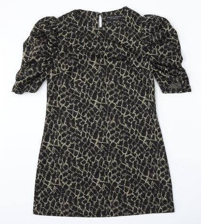 Womens UK Size 8 Dorothy Perkins Gold Pullover Jumper