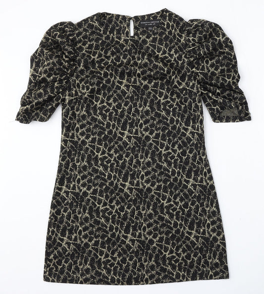 Womens UK Size 8 Dorothy Perkins Gold Pullover Jumper