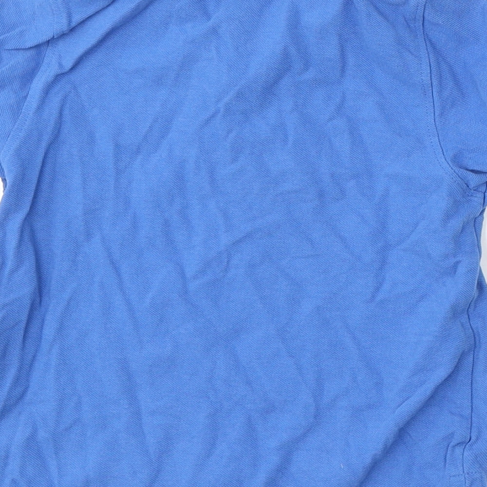 Jack Green Boys Blue  Cotton Basic Polo Size 5-6 Years Collared