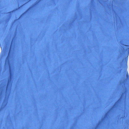 Jack Green Boys Blue  Cotton Basic Polo Size 5-6 Years Collared