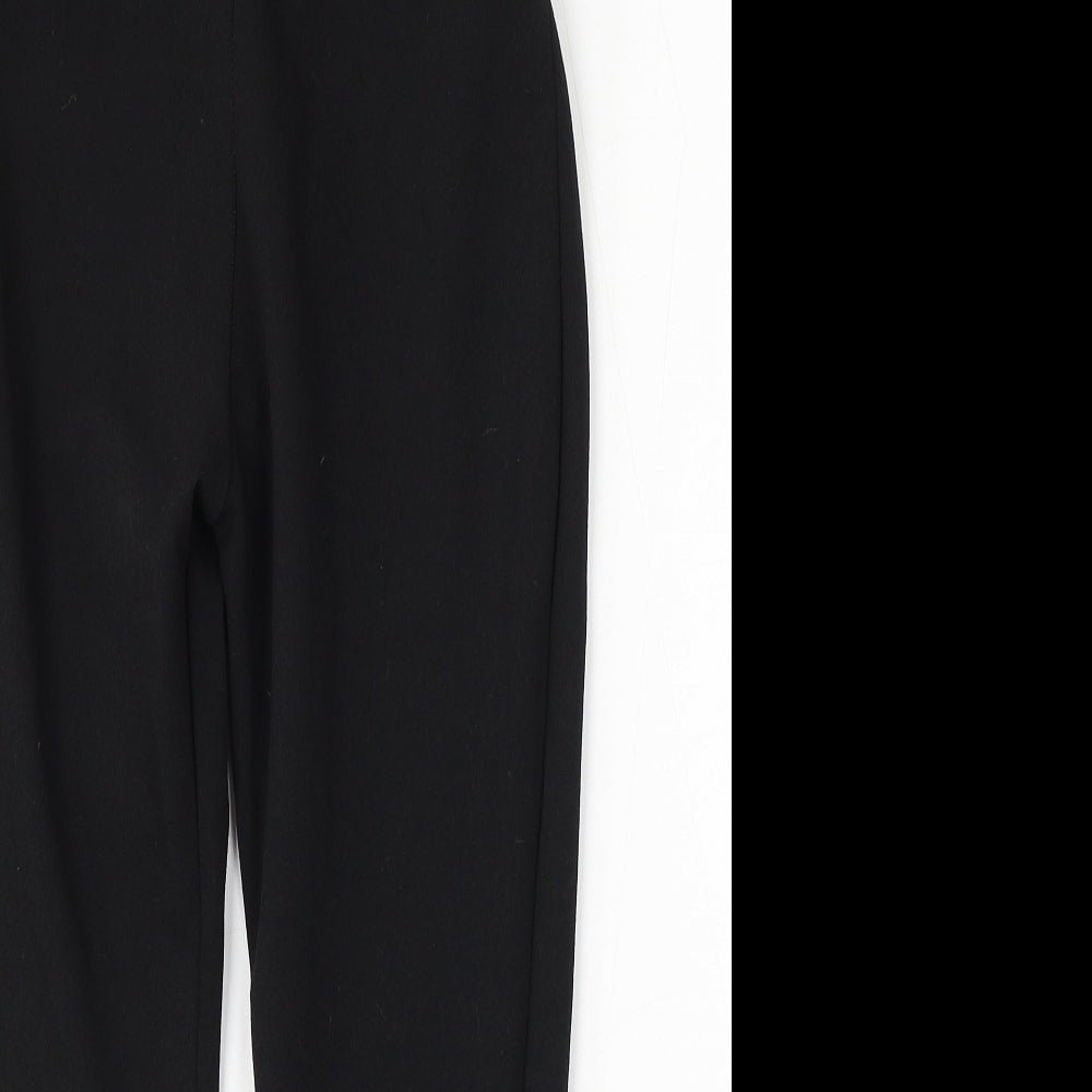 Womens UK Size 8 PRETTYLITTLETHING Regular Fit  Black Trousers