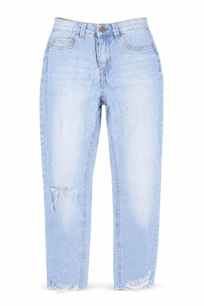 Womens UK Size 8 New Look Regular Fit Straight Blue Jeans
