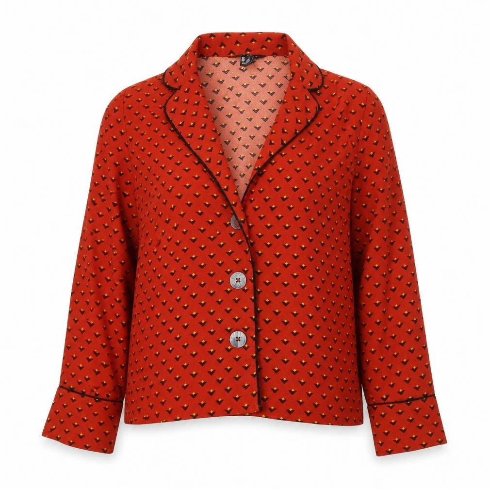 Womens UK Size 8 New Look Multicoloured Basic Blouse