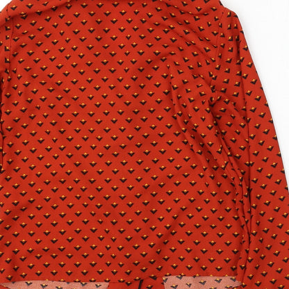 Womens UK Size 8 New Look Multicoloured Basic Blouse