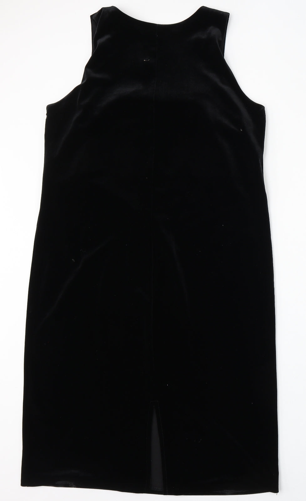 essence Womens Black  Polyester Sheath  Size 12  Round Neck