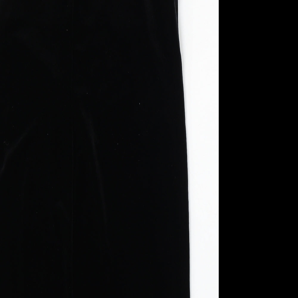 essence Womens Black  Polyester Sheath  Size 12  Round Neck