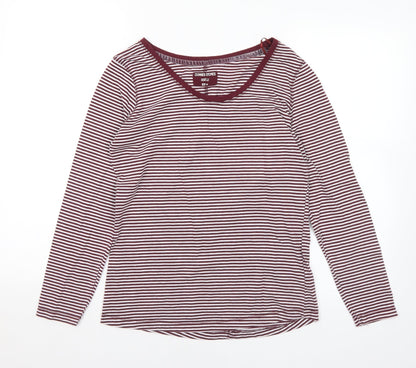 Womens UK Size 12 Dunnes Stores Purple Basic T-Shirt