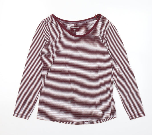 Womens UK Size 12 Dunnes Stores Purple Basic T-Shirt