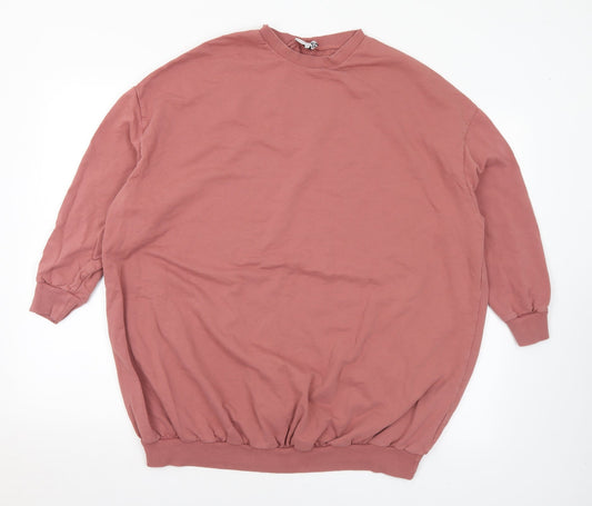 Womens UK Size 10 ASOS Pink Pullover Sweatshirt
