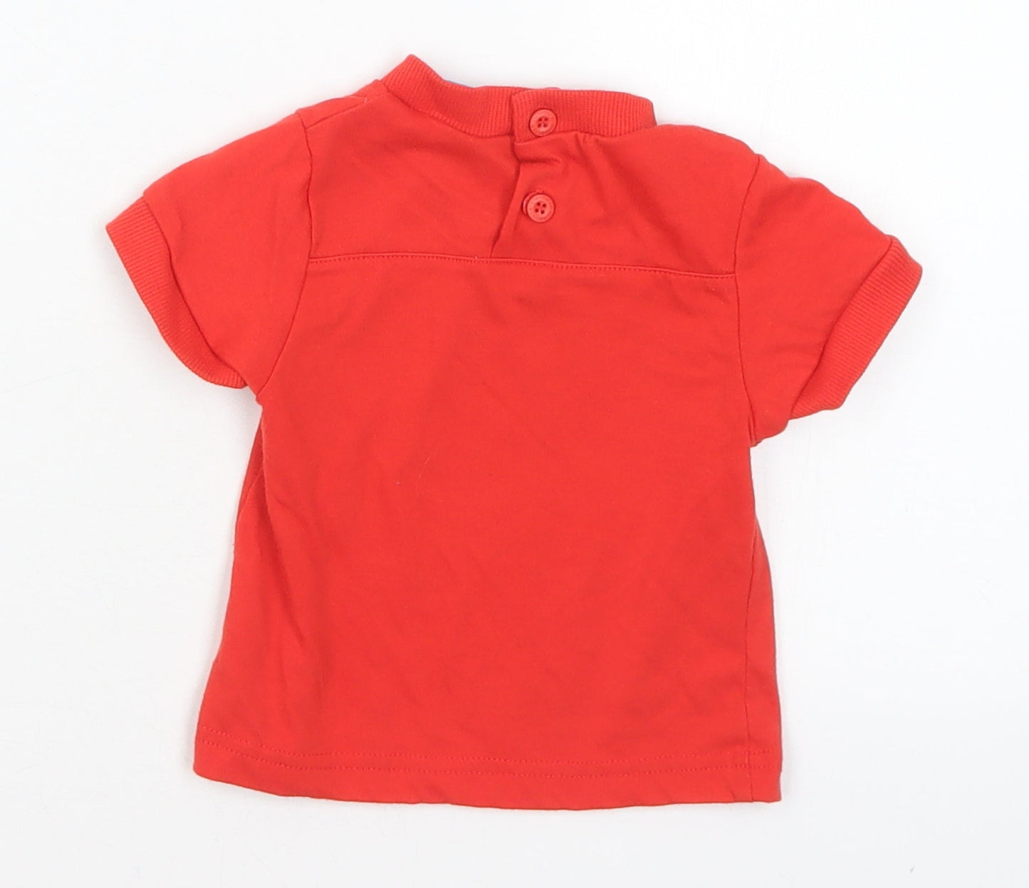 Lonsdale Baby Red  Polyester Basic T-Shirt Size 6-9 Months Crew Neck  - 6-12 months