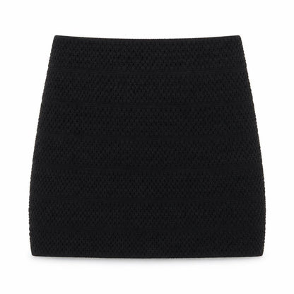 Ricki Womens Black  Polyester A-Line Skirt Size S