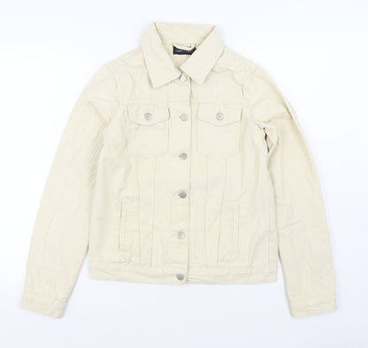 I SAW IT FIRST Womens Beige   Jacket  Size 6  Button