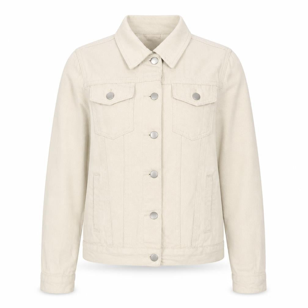 I SAW IT FIRST Womens Beige   Jacket  Size 6  Button