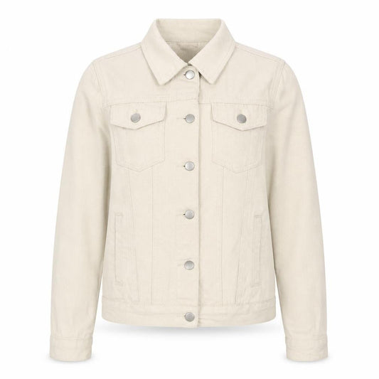 I SAW IT FIRST Womens Beige   Jacket  Size 6  Button